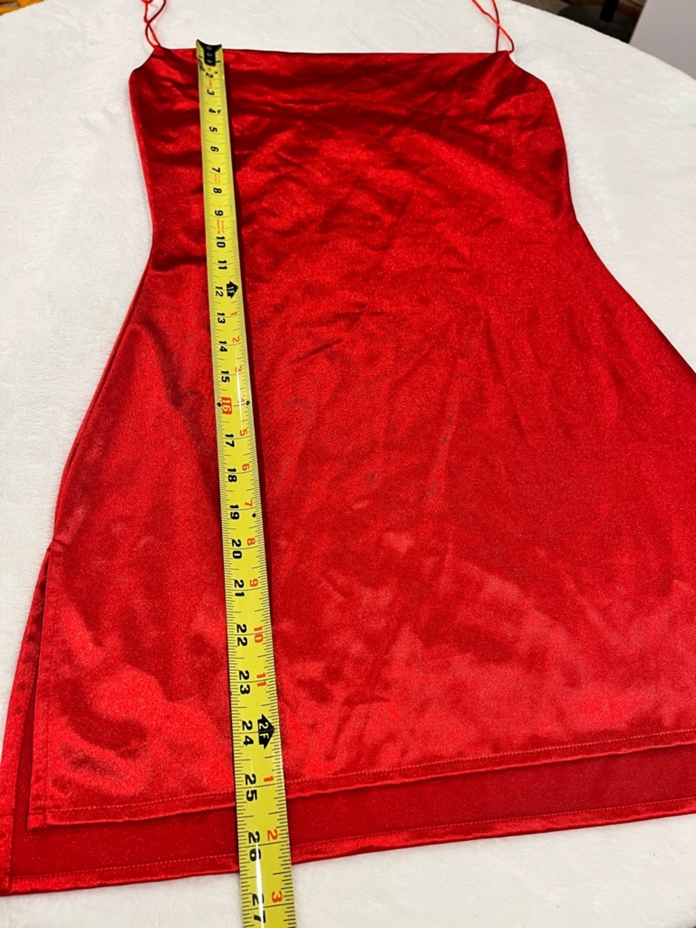 Zaful Red Mini Dress - Size 6 - Picture 9 of 9